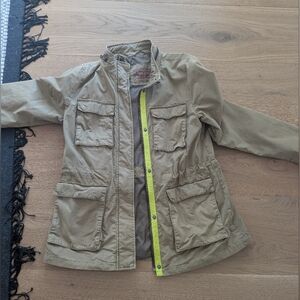 Levi's Tan Jacket with Yellow Accents